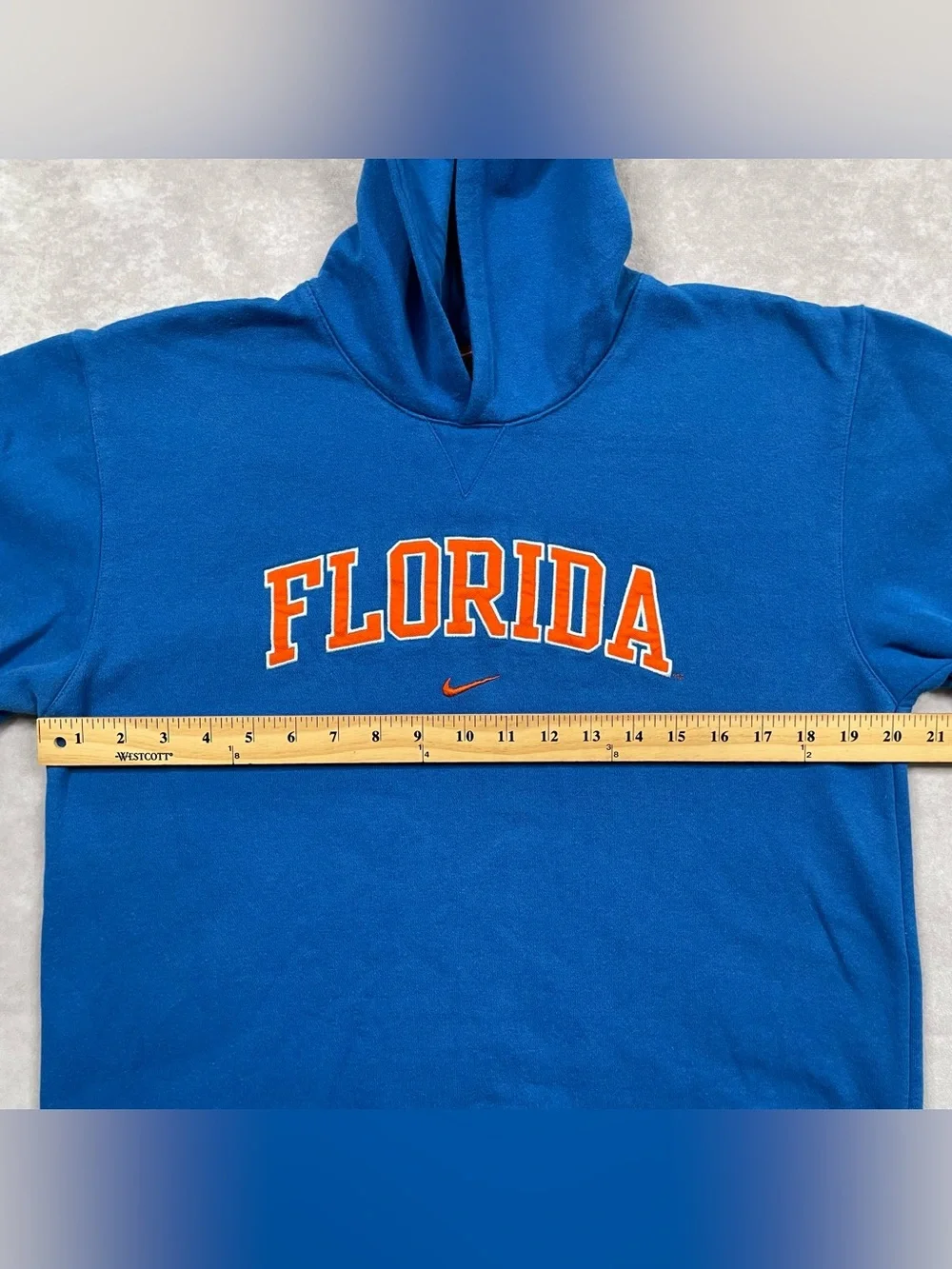 Florida Gators UF Nike Hoodie Youth Teens XL Blue Center Swoosh Sweatshirt